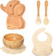 Queen Mother Feeding Set Salmon Elephant from B...