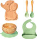 Queen Mother Feeding Set Mint Elephant from Bam...