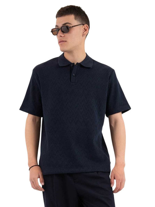Jack & Jones Polo Short Sleeve Light Blue Blouse