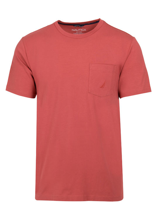 Nautica T-shirt Κοραλί
