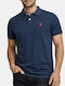 Assn Polo Short Sleeve Blouse Dark Blue