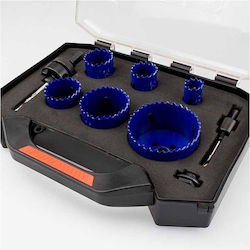 Bimetal Hole Saw Set Wood Plastic Metal Bormann Bht1410 8 Pieces Bimetal Hole Saw Set Wood Plastic Metal Bormann Bht1410 8 Pieces