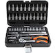 Premium Socket Set 1/4" 46 Pieces