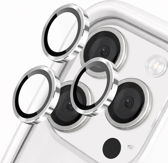RhinoShield Kameraschutz Iphone 15 Pro 15 Pro Max Kratzfest Stoßfest Silber