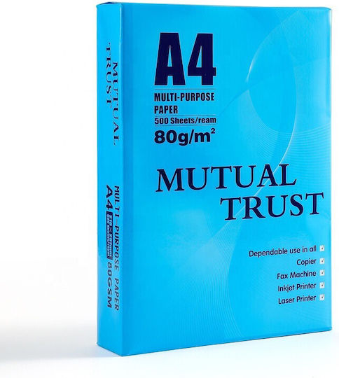 Hârtie Copiator A4 Mutual Trust Flippy 80 G/m² 500 Foi Top 210 X 297 Mm Hârtie Multifuncțională Imprimantă Copiator