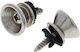 Harley Benton Guitar Strap Button Strap Knob Set Chrome