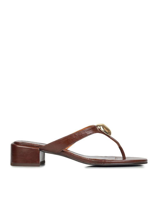 Angel Alarcon Women's Flat Sandals Brown