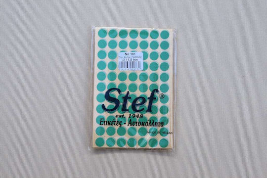 Stef Labels 1 Piece Adhesive Labels ET020005 Round