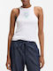 Women's Cotton Sleeveless Blouse White