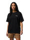 Women's Cotton Short Sleeve Blouse Black