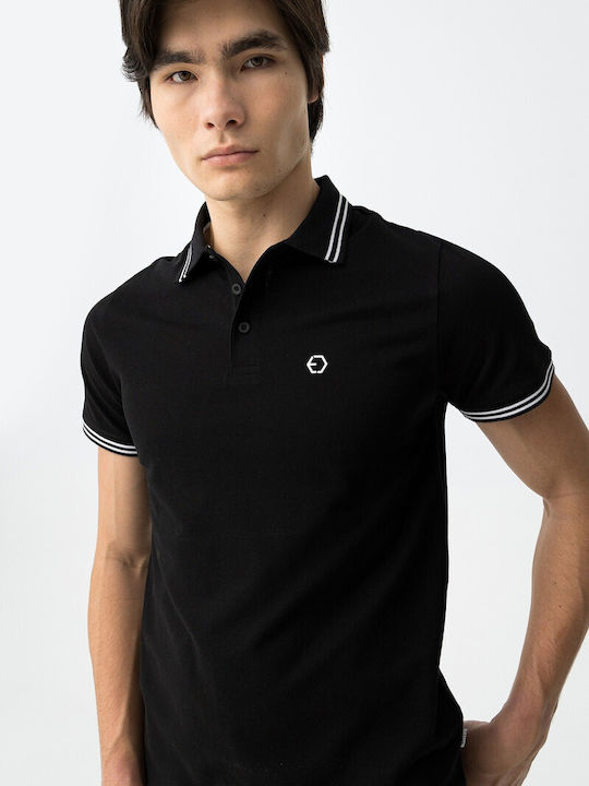 Tiffosi Polo Black Blouse