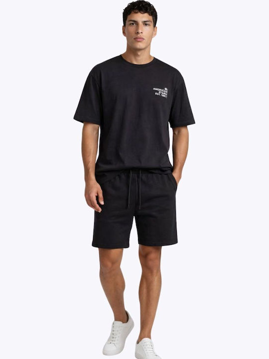 American Stars Tricou Negru