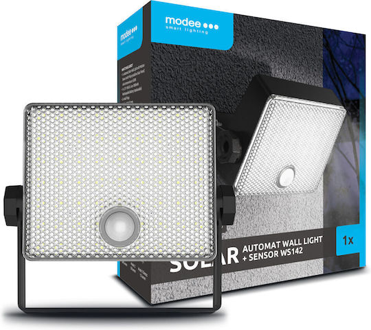 Modee Lighting Στεγανός Ηλιακός Προβολέας LED με Αισθητήρα Κίνησης και Φωτοκύτταρο IP44