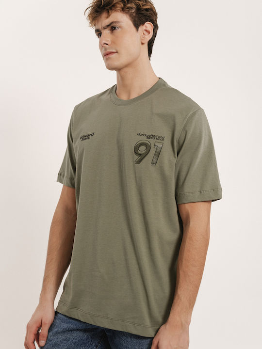 Edward Jeans T-shirt Χακί