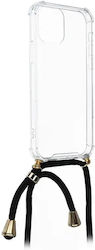 Forcell Back Cover Silicone with Neck Strap Tra...