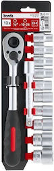 KWB 372410 Set Chei Tubulare și Chei cu Clichet 1/4" 13 Bucăți KWB 372410 Set Chei Tubulare și Chei cu Clichet 1/4" 13 Bucăți