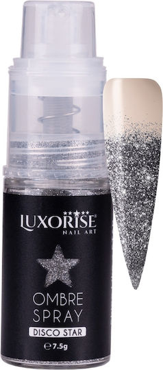Ombre Spray Nail Art Luxorise Декорация На Нокти Диско Полунощно Черен