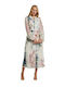 Midi Shirt Dress Pink