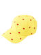 Celestino Women's Jockey Hat Hearts Yellow
