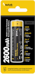 Technik 18650 2600mAh 3.7V 1τμχ Technik 18650 2600mAh 3.7V 1τμχ