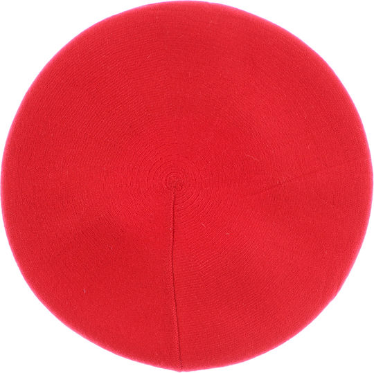 Women's Beret Buticcochet Made Acrylic Viscose Solid Color One Size Red Bsc760