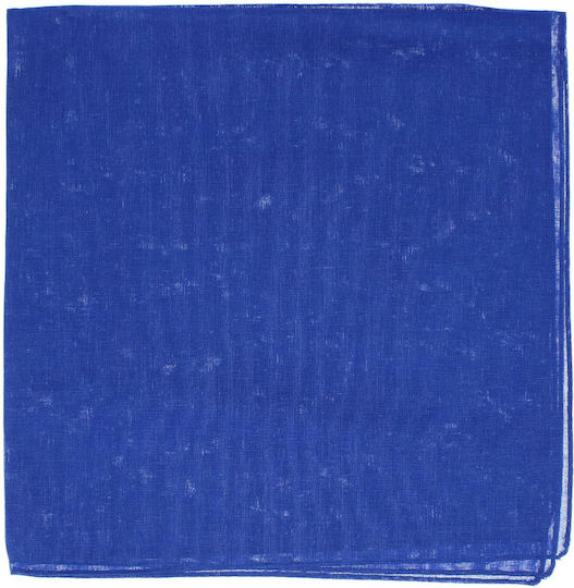 Cotton Bandana Size 55 X 55 Cm Buticcochet Solid Color Blue Es2231