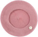 Beretă De Damă ButicCochet Lână Acrilic Design Cu Perle O Singură Mărime Roz Bsc770