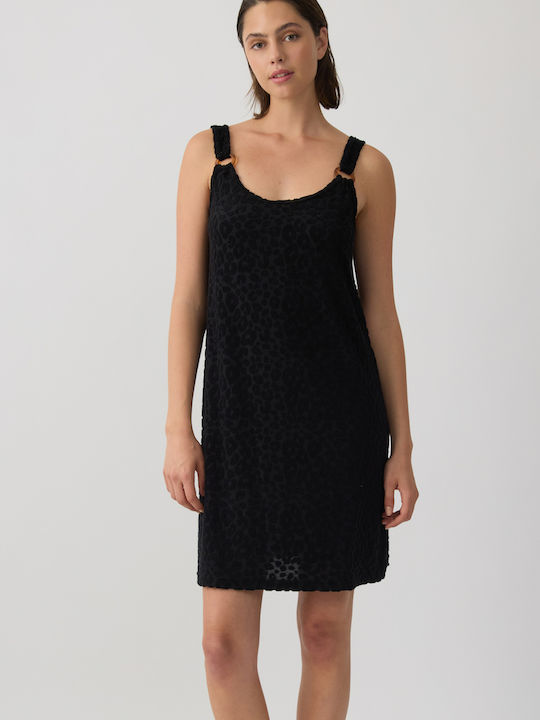 Minerva Summer Women's Nightgown Black
