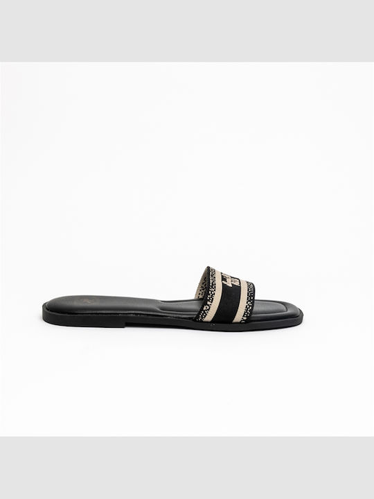 Women's Flat Sandals Black