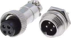 Microphone Connector Set – 4 Pin