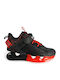 Παιδικά Sneakers High Ανατομικά Μαύρα