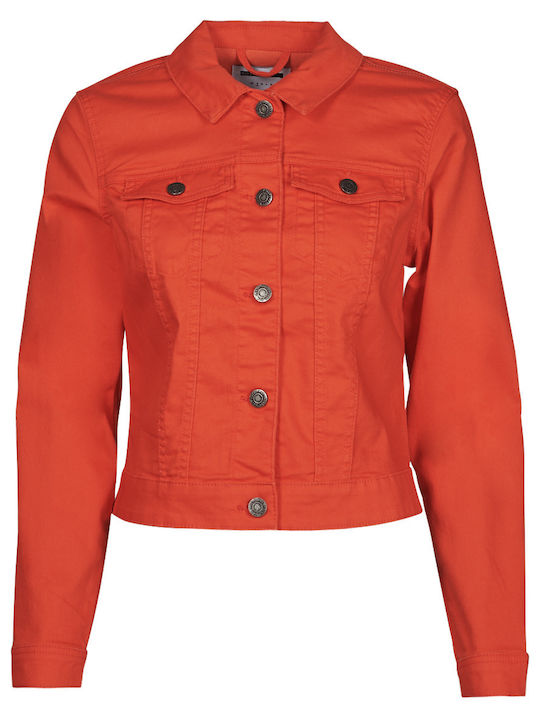 Women's Jean Jacket Red
