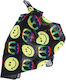 Bandana Din Bumbac Mărimea 55 X 55 Cm Imprimeu Față Fericită Multicolor Es2210