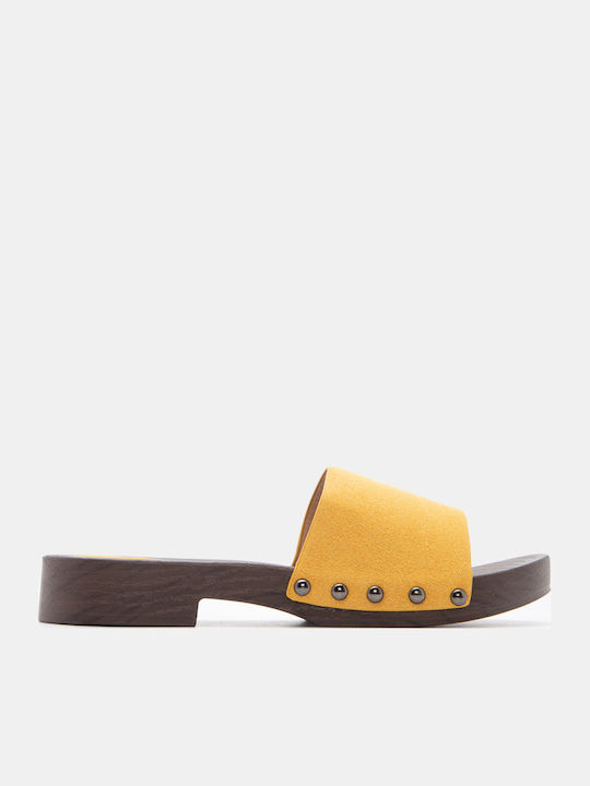 Women's Flat Sandals Yellow