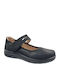 Leather Women's Moccasins in Black Colour