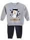 Kids Sweatpants Set Gray