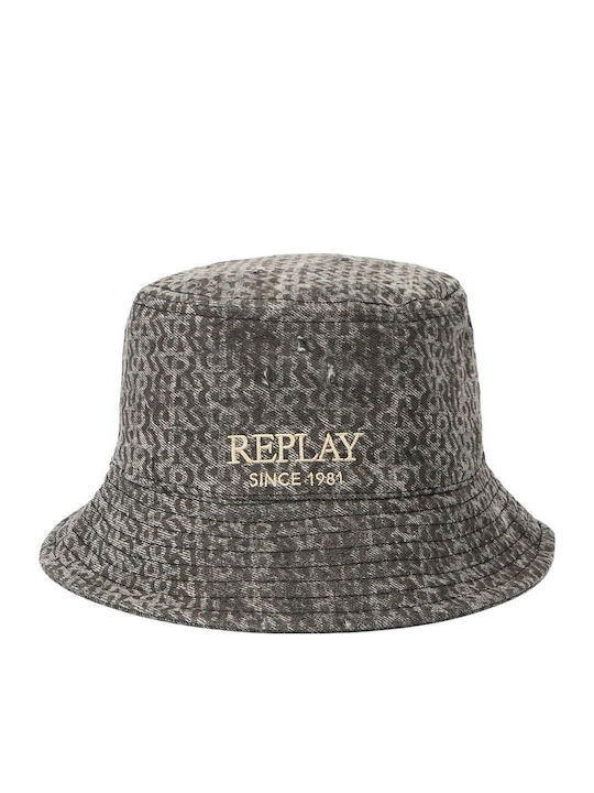 Replay Καπέλο Bucket Γκρι