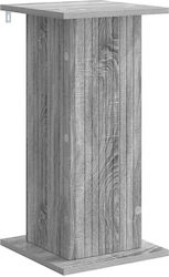 vidaXL Βάση Γλάστρας Ξύλινη Γκρι 30.5x30x60.5εκ.