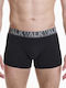 Herren Boxershorts Blau/Grau 2Pack