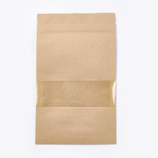 Verpackungstaschen Typ Doy-pack Zip Kraft 20x14cm 30 Stück