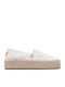 Fabric Women's Espadrilles in Beige Colour