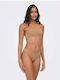 Women's Beige Sports Bra