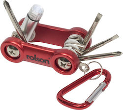 Screwdrivers Flashlight Keychain Rolson 40590