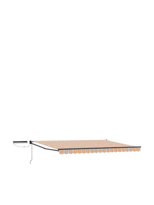 vidaXL Тента За Тераса Синя 4.5x3m