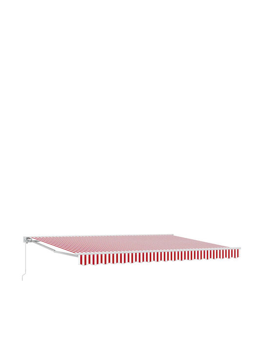 vidaXL Terrasse Zelt mit LEDs Rote 4.5x3m