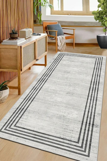 Conceptum Hypnose Kary Wohnzimmer Teppich Grau 80x200cm