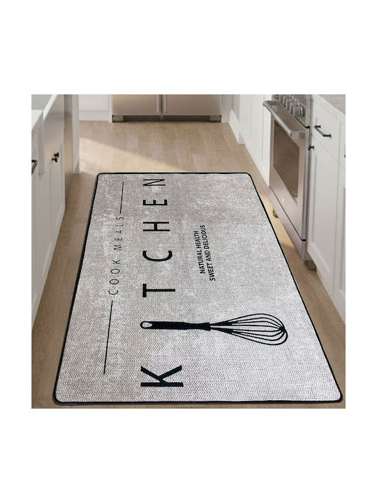 Conceptum Hypnose Rectangular Grey Rug 100x250cm