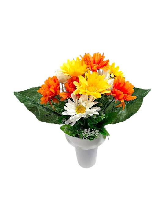 Vases Grave Daisy 13 Branches Thim35019 Orange