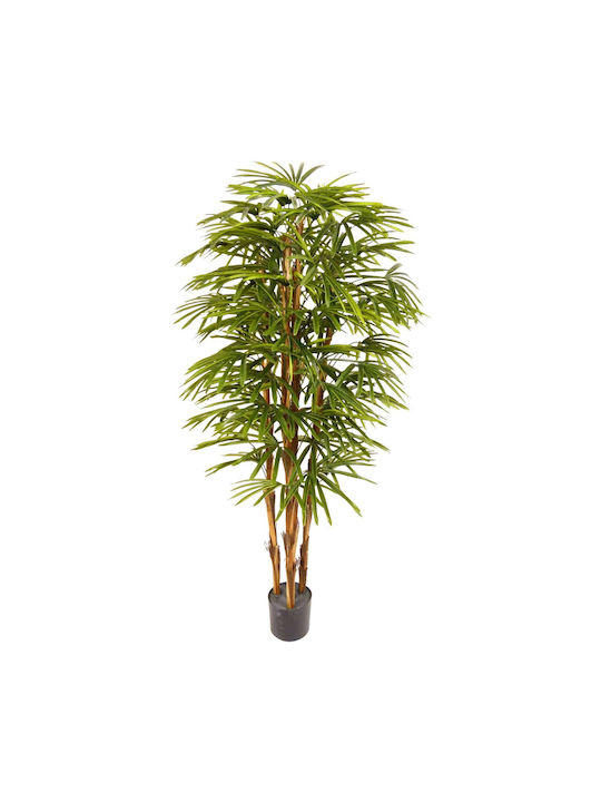 Artekko Verde Plantă Artificială Verde Rapis În Ghiveci 180cm X 180cm