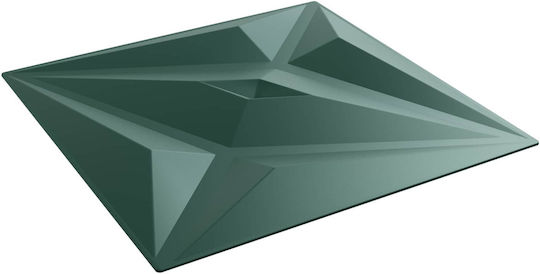 Vidaxl Wall Panels 24 Pieces Green Star 50 X 50 Cm Polystyrene Xps